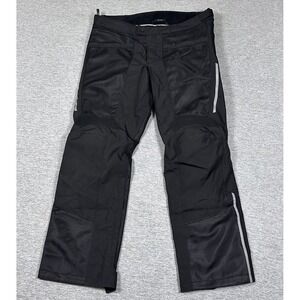 REV'IT Motorcycle Pants Mens XXL Short Black Airwave 3 w/ Armor Riding Racing